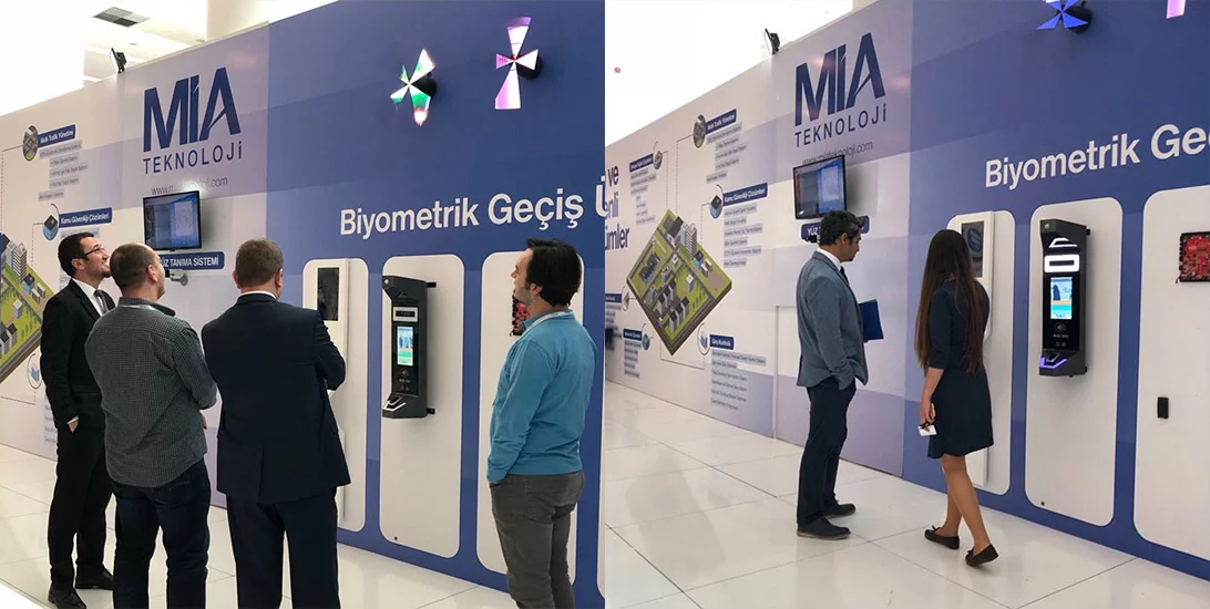 Biyometrik tanıma kioskları UX tasarım görseli