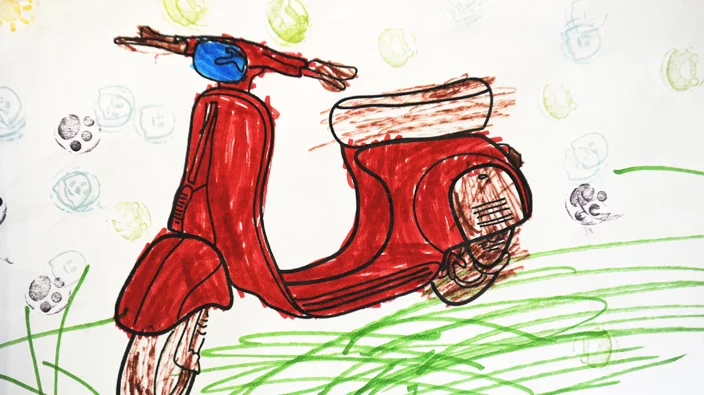 Empati odaklı tasarım örneği arasında yer alan Vespa görseli