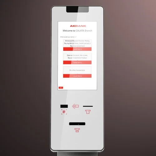 AKBANK Şube Karşılama Kiosku